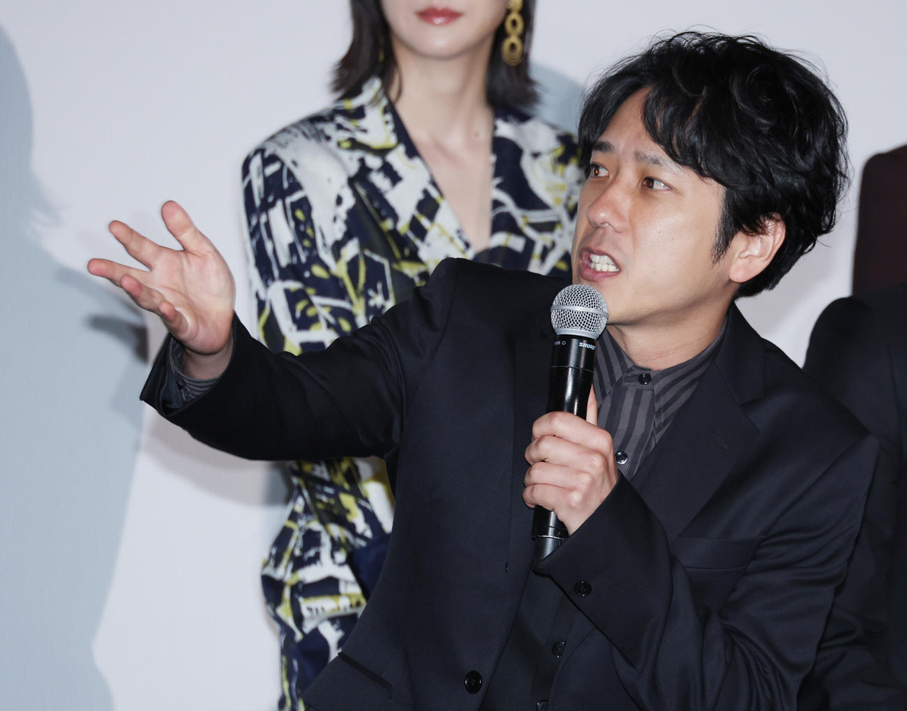 ドラマ「ONE DAY」制作発表を行った二宮和也（撮影・中島郁夫）