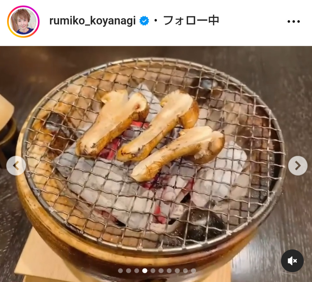 小柳ルミ子のインスタグラムから