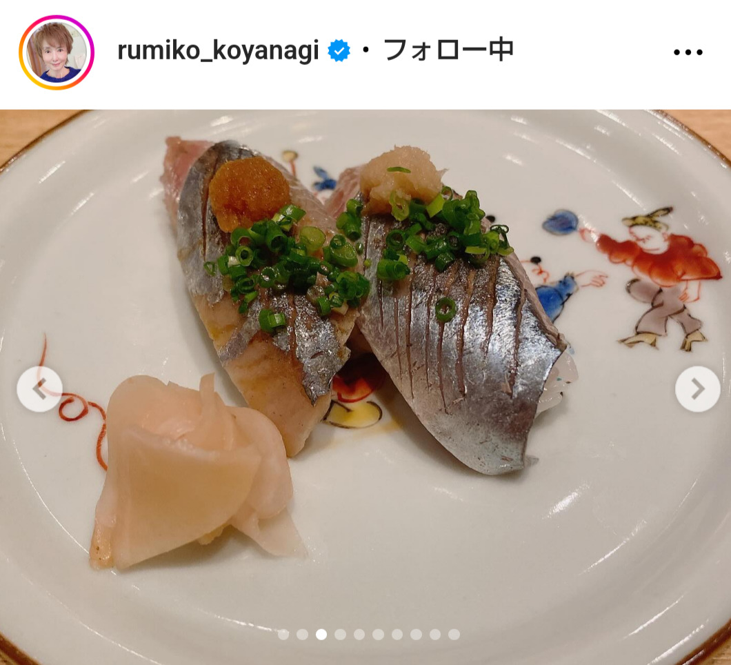 小柳ルミ子のインスタグラムから