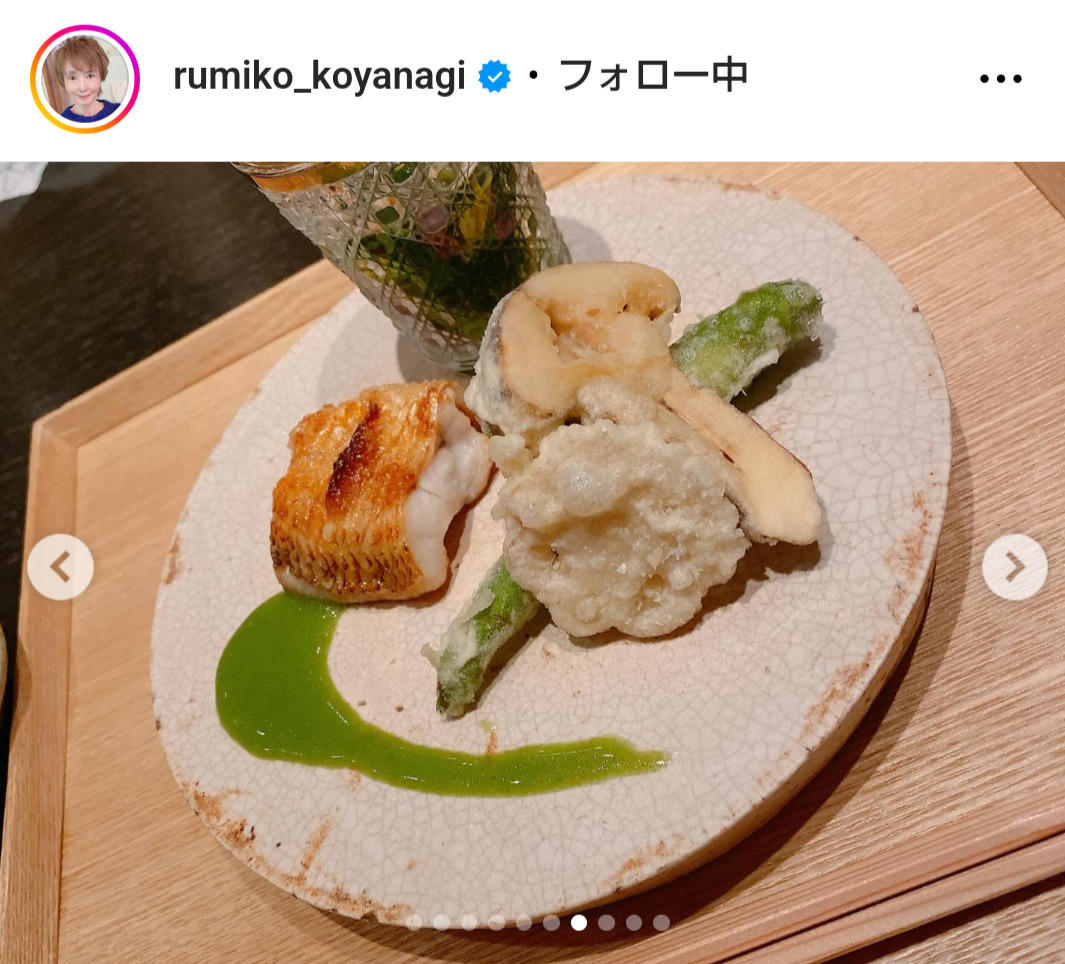 小柳ルミ子のインスタグラムから