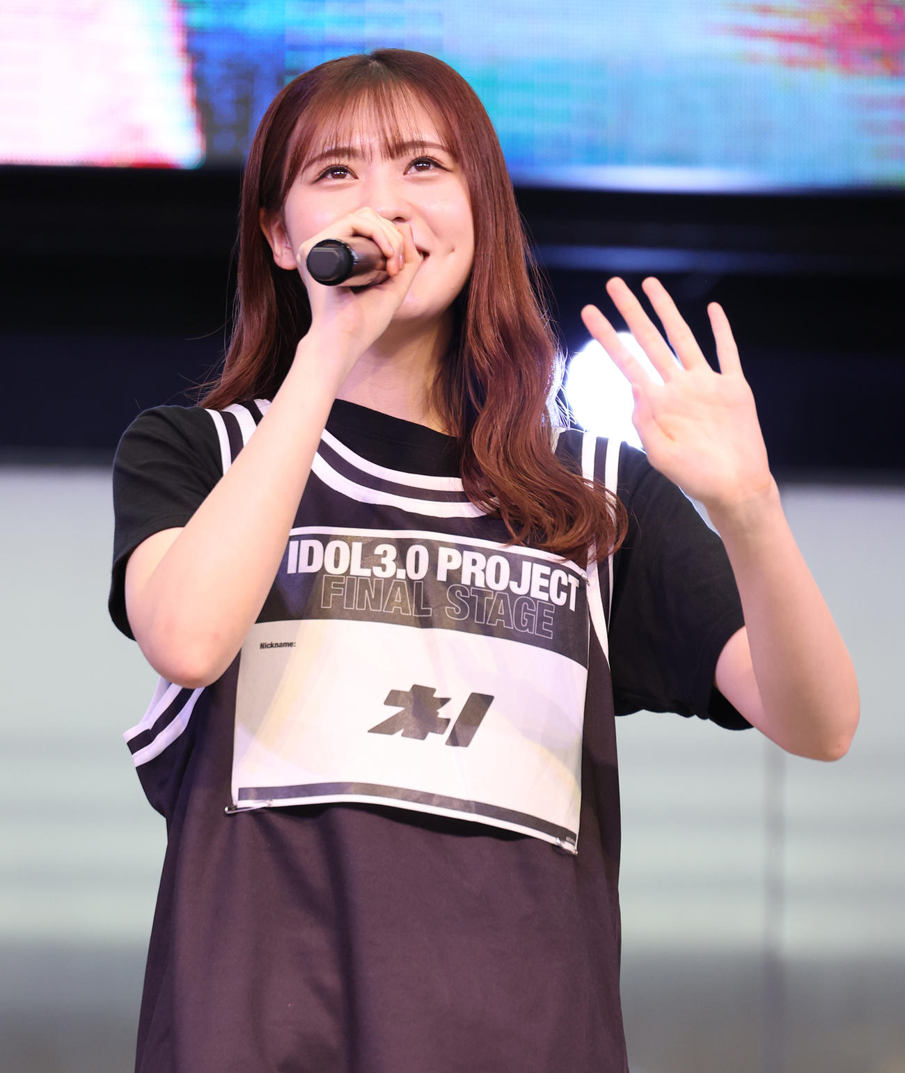 IDOL3．0 PROJECTでパフォーマンスを披露するネノ（撮影・中島郁夫）