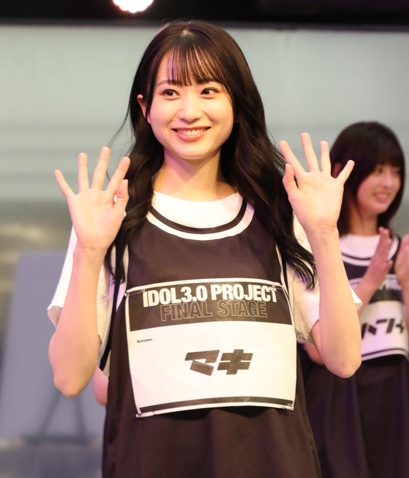 IDOL3．0 PROJECTファイナリストのマキ（撮影・中島郁夫）