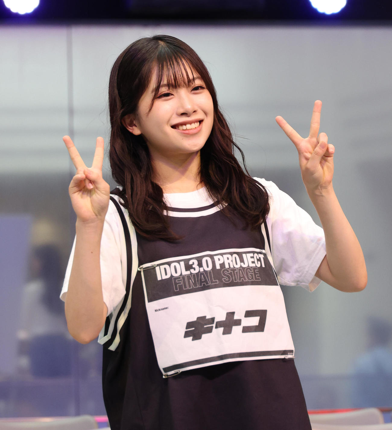 IDOL3．0 PROJECTファイナリストのキナコ（撮影・中島郁夫）