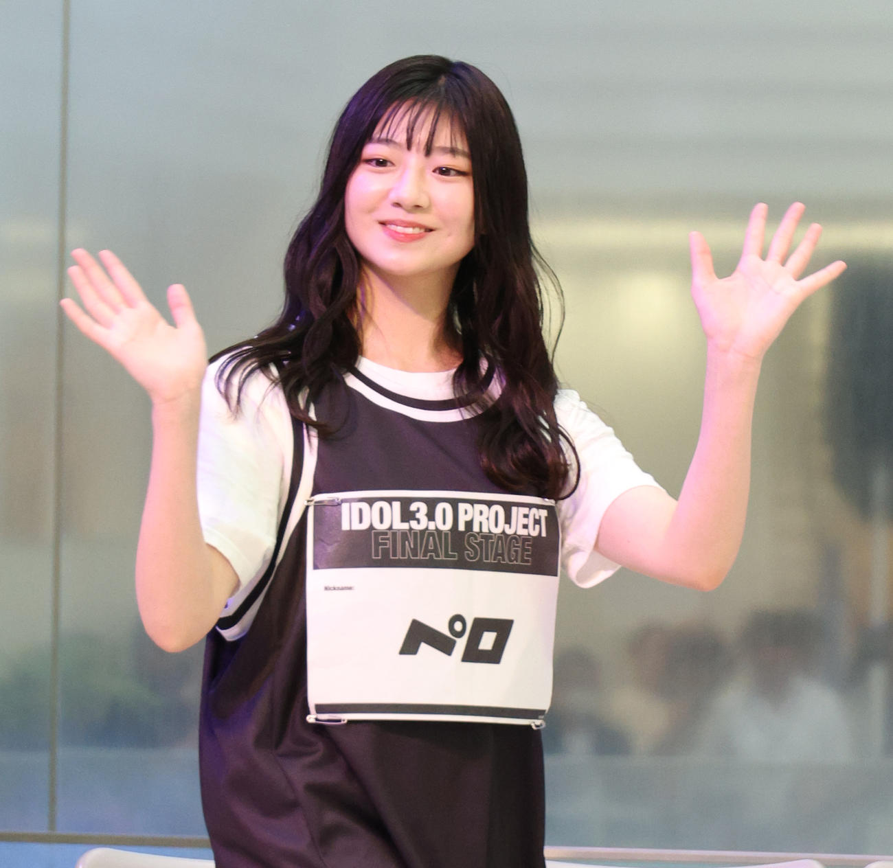 IDOL3．0 PROJECTファイナリストのペロ（撮影・中島郁夫）