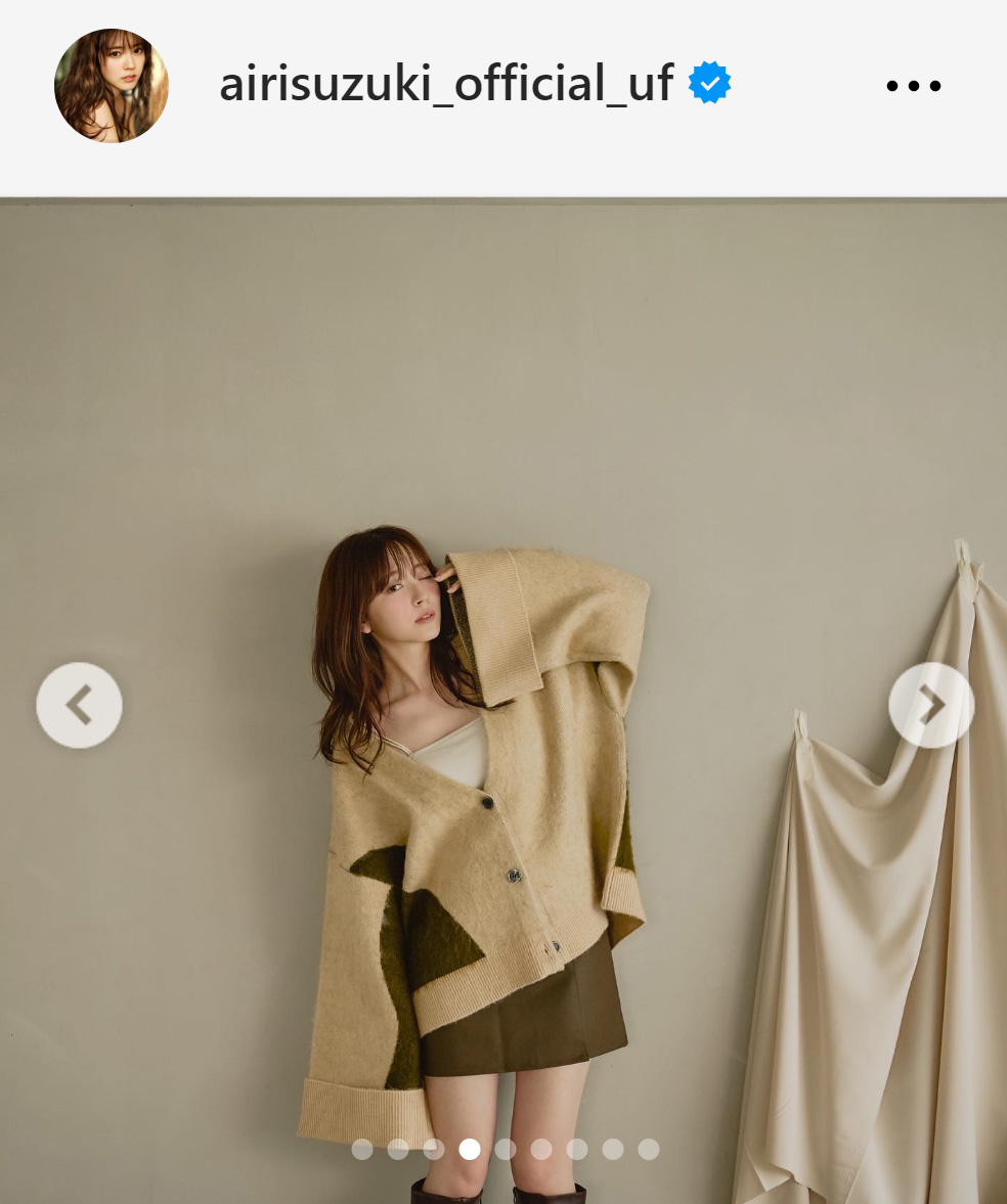 鈴木愛理のインスタグラムから