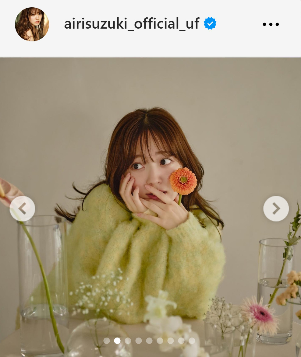 鈴木愛理のインスタグラムから