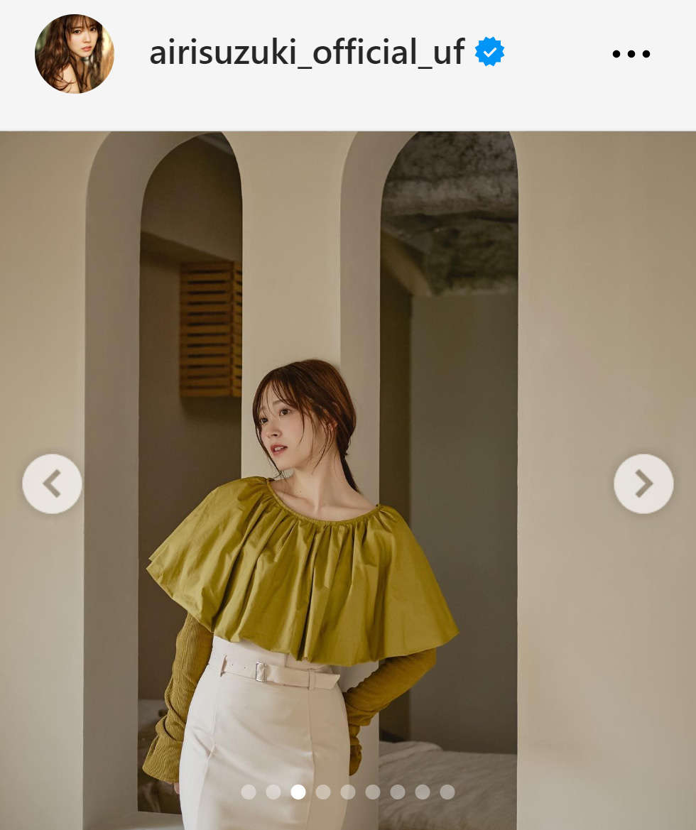 鈴木愛理のインスタグラムから