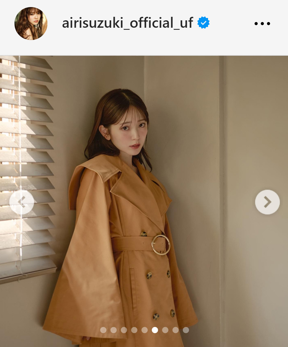 鈴木愛理のインスタグラムから