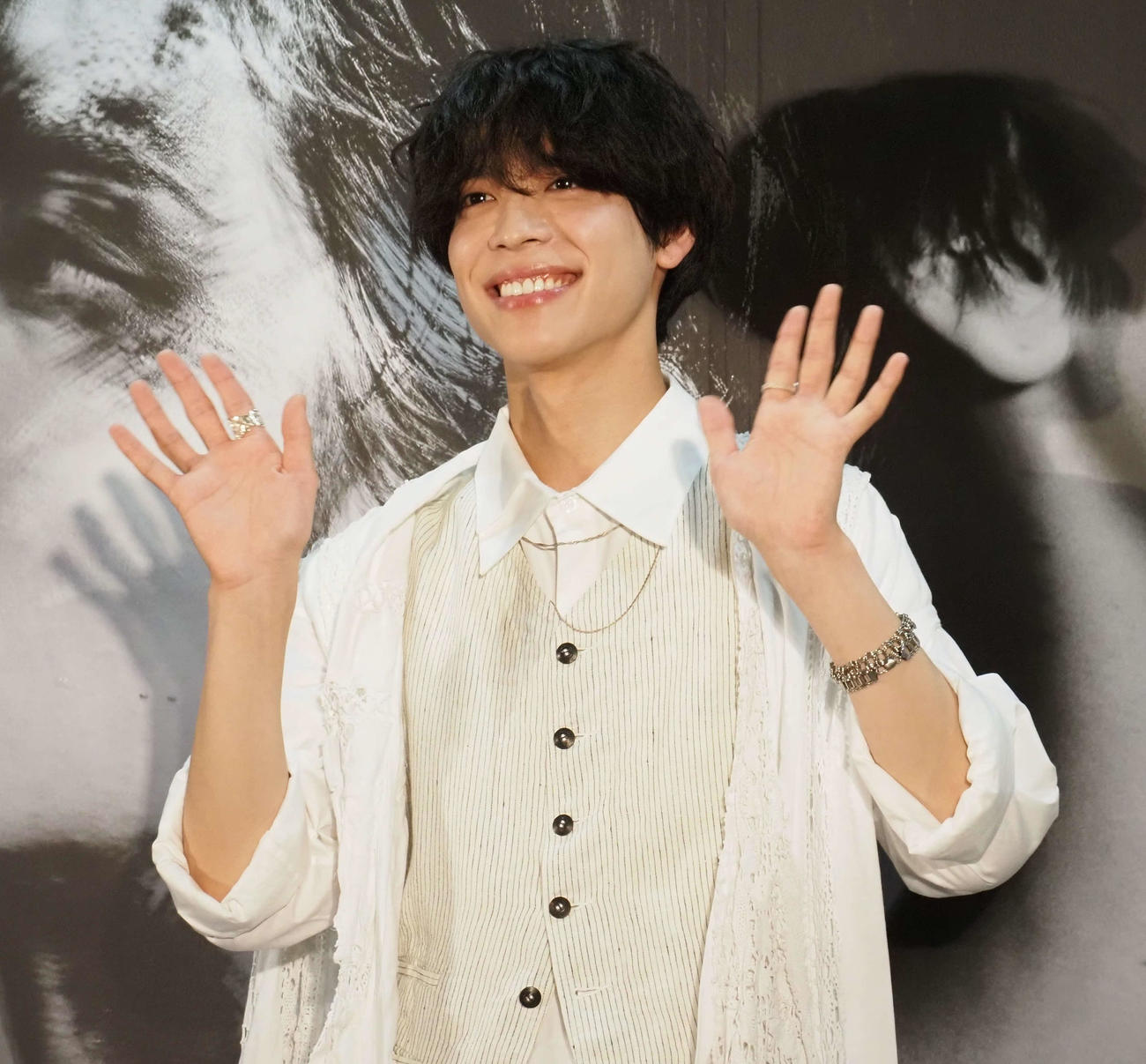 「松島聡　コ。展」取材会に出席したSexy Zone松島聡（撮影・遠藤尚子）