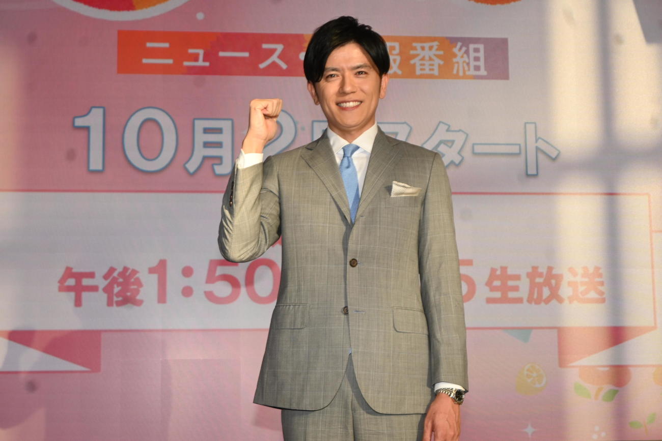 カンテレのニュース情報番組「旬感LIVE　とれたてっ！」のMCを務める青木源太アナウンサー（撮影・松浦隆司）