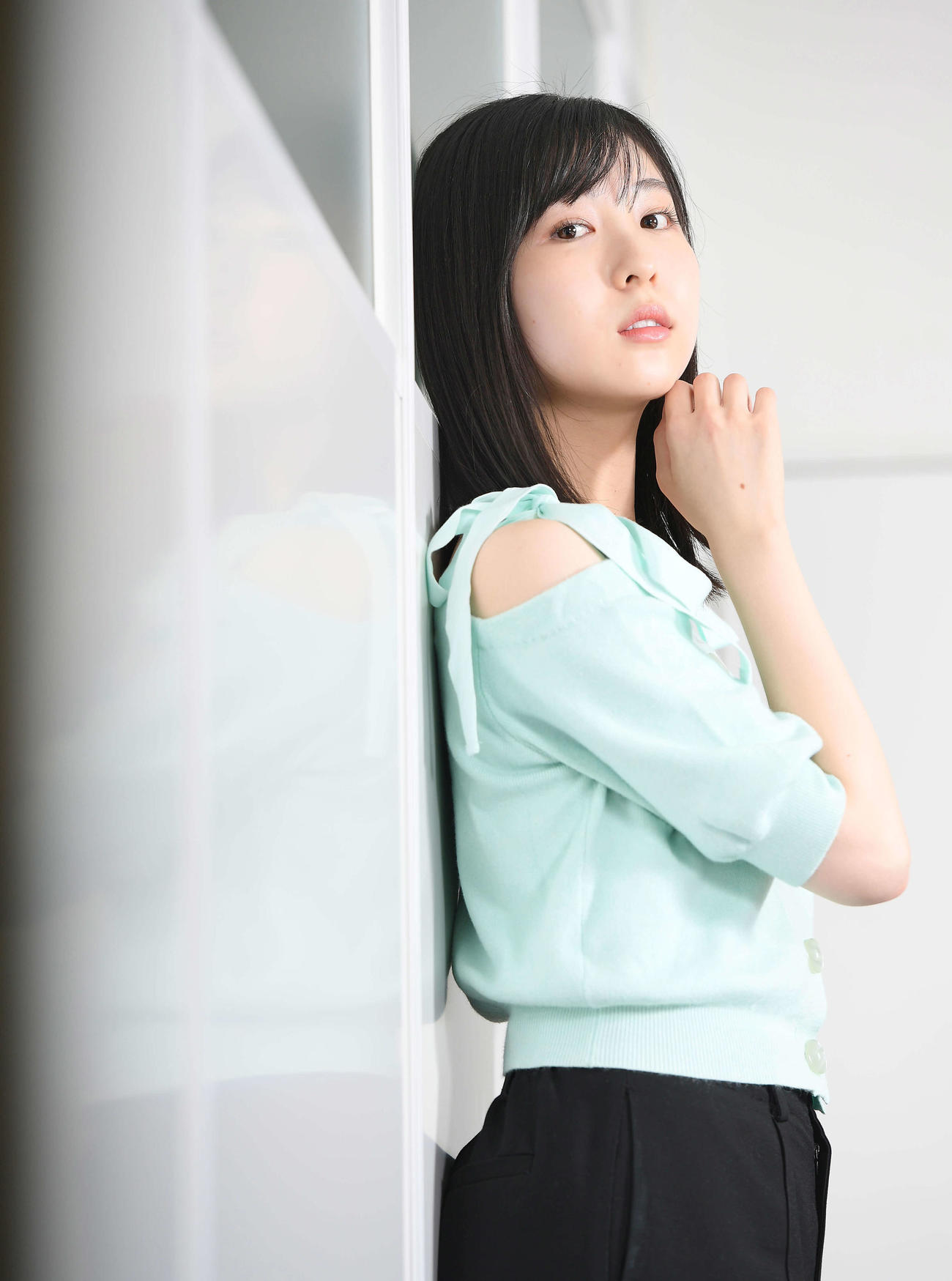 今年20歳。映画「海鳴りが聞こえる」で主演。舞台「フラガール」でもメインキャストを務める。今注目を集める女優中村守里（撮影・たえ見朱実）