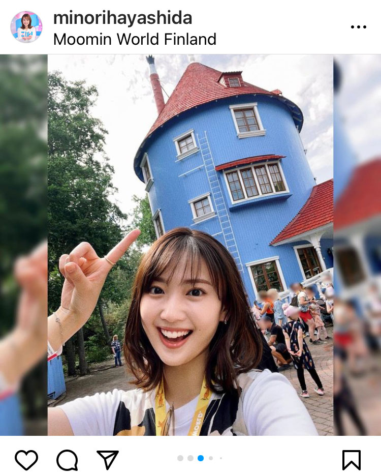 林田美学アナのインスタグラムから