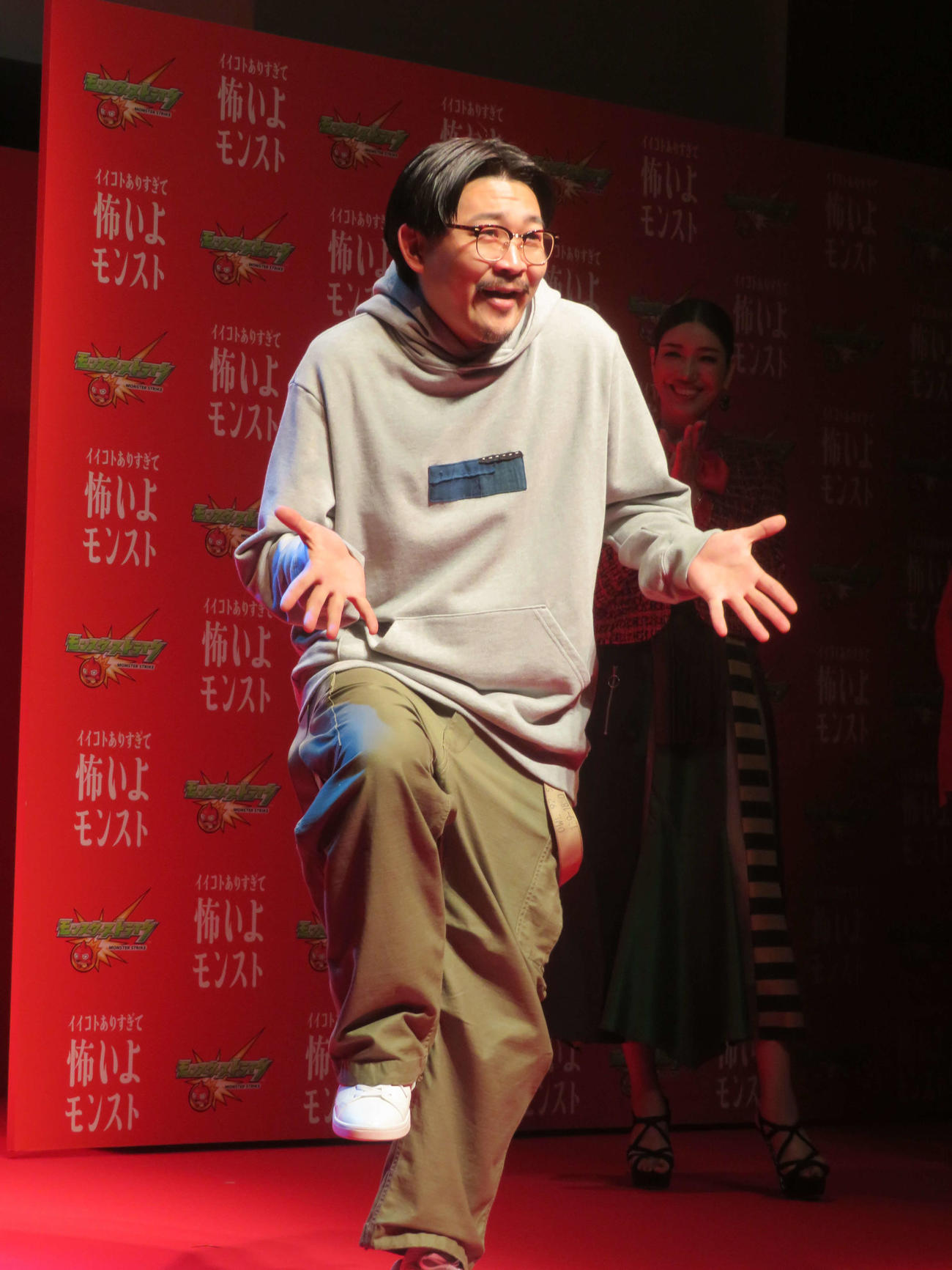 「モンスターストライク」10周年新CM発表会に出席したオズワルド伊藤俊介（撮影・村上幸将）