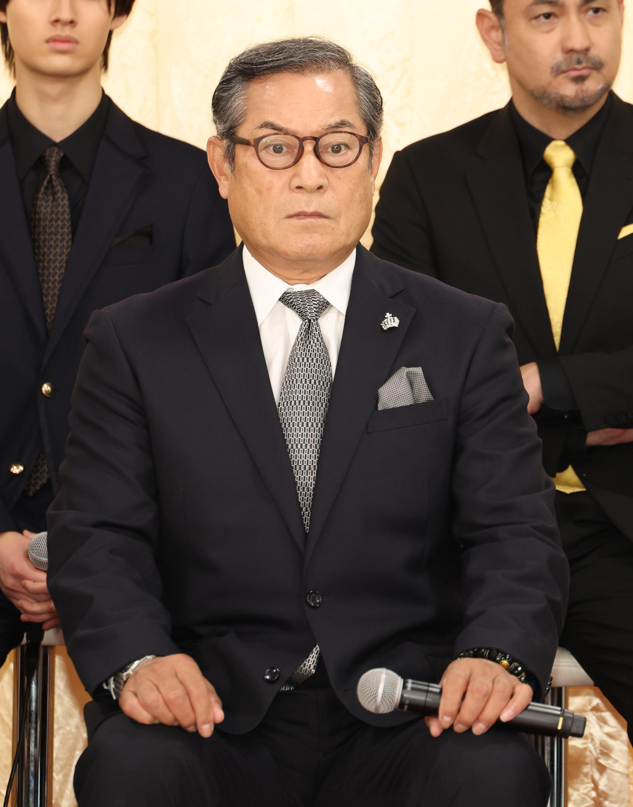 舞台「西遊記」製作発表を行った松平健（撮影・中島郁夫）