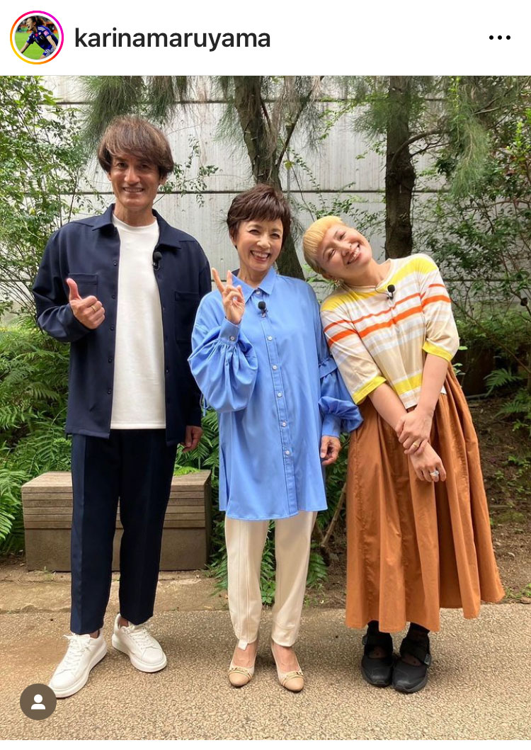 丸山桂里奈のインスタグラムから