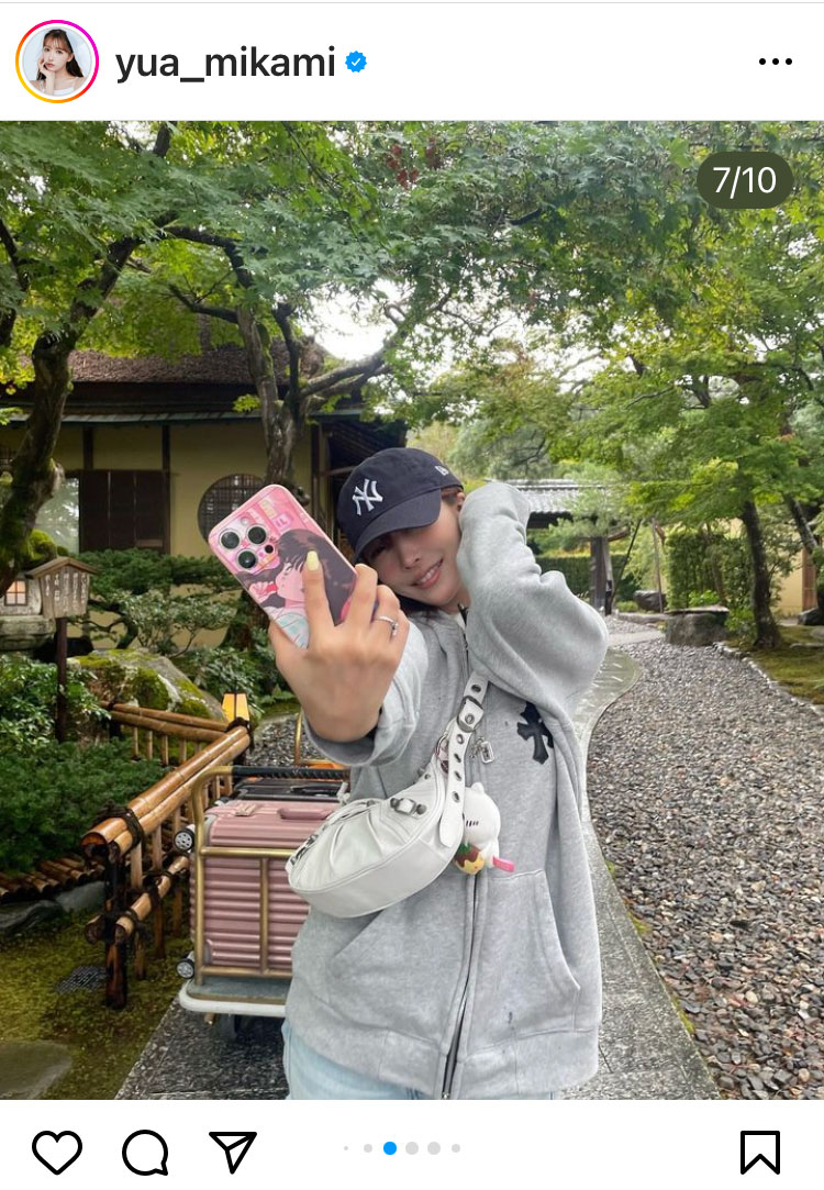 三上悠亜のインスタグラムから