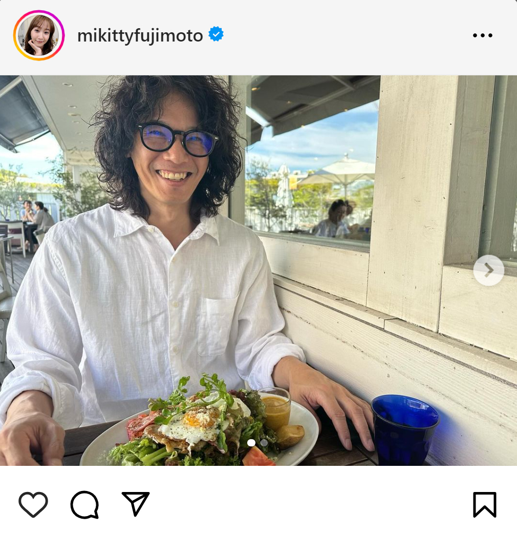 藤本美貴のインスタグラムから