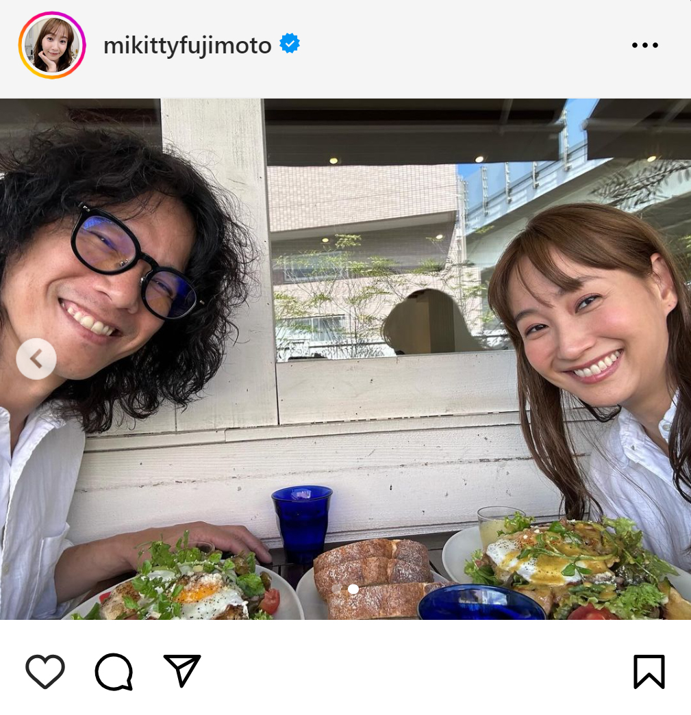 藤本美貴のインスタグラムから