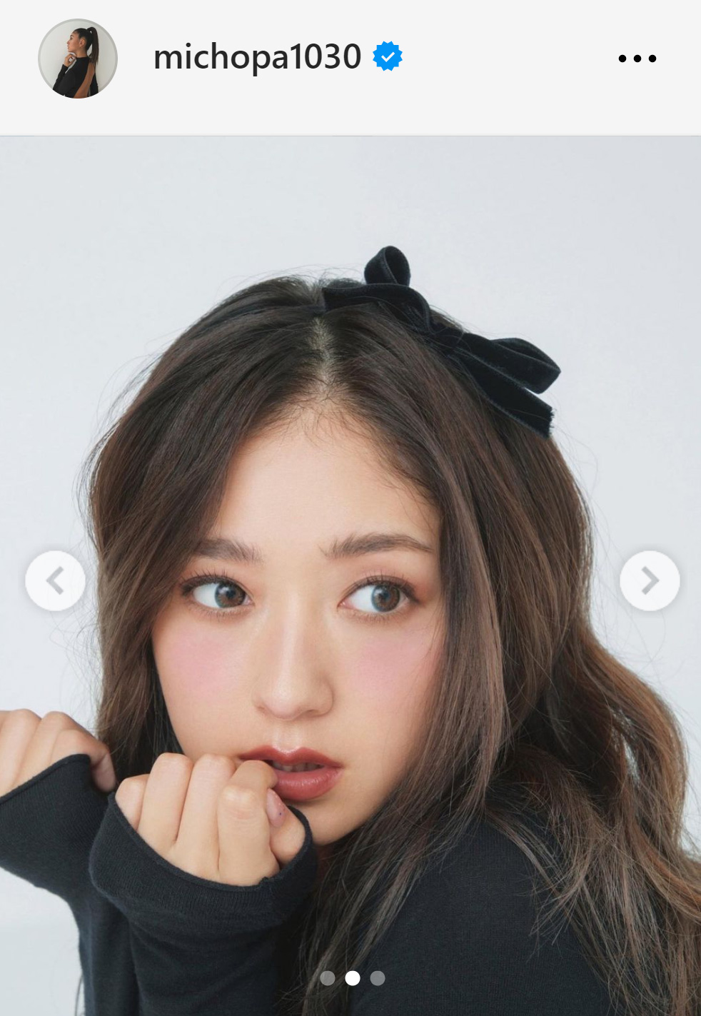 みちょぱのインスタグラムから