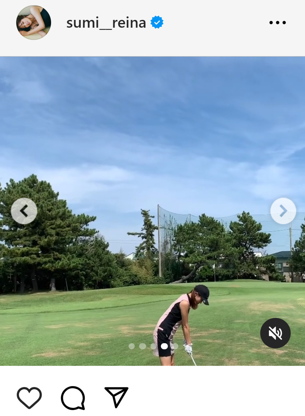 鷲見玲奈のインスタグラムから