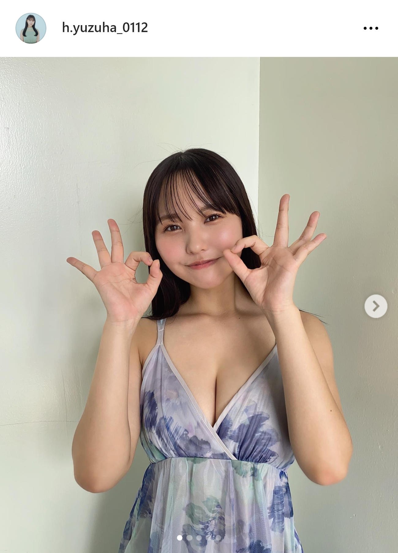 本郷柚巴のインスタグラムから