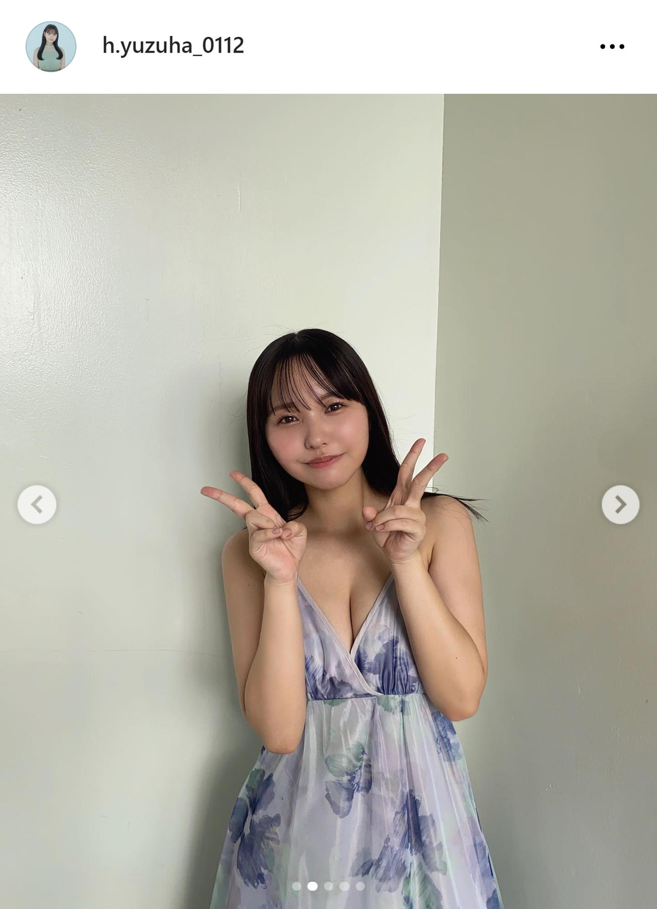 本郷柚巴のインスタグラムから