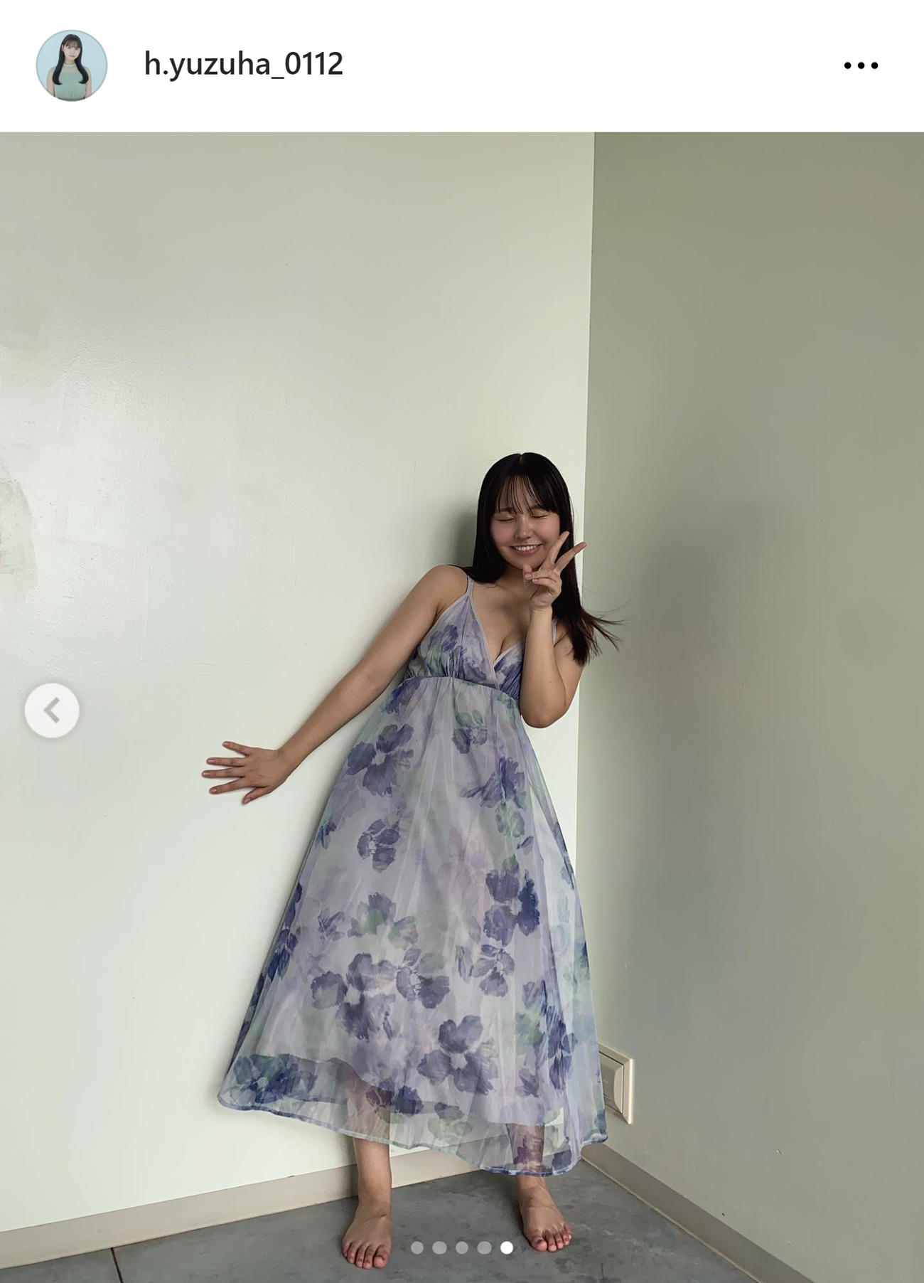 本郷柚巴のインスタグラムから