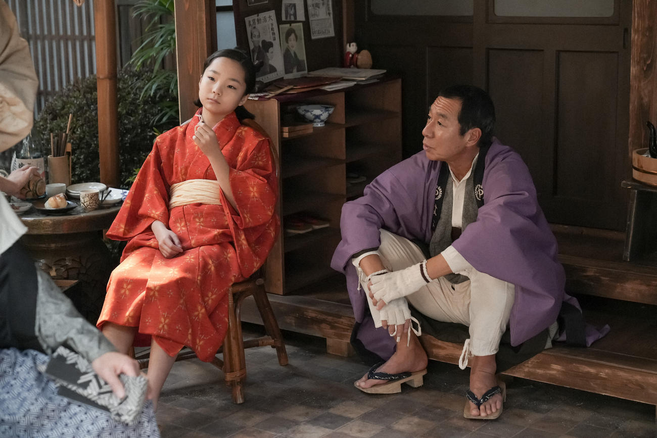 NHK連続テレビ小説「ブギウギ」の１場面（C）NHK