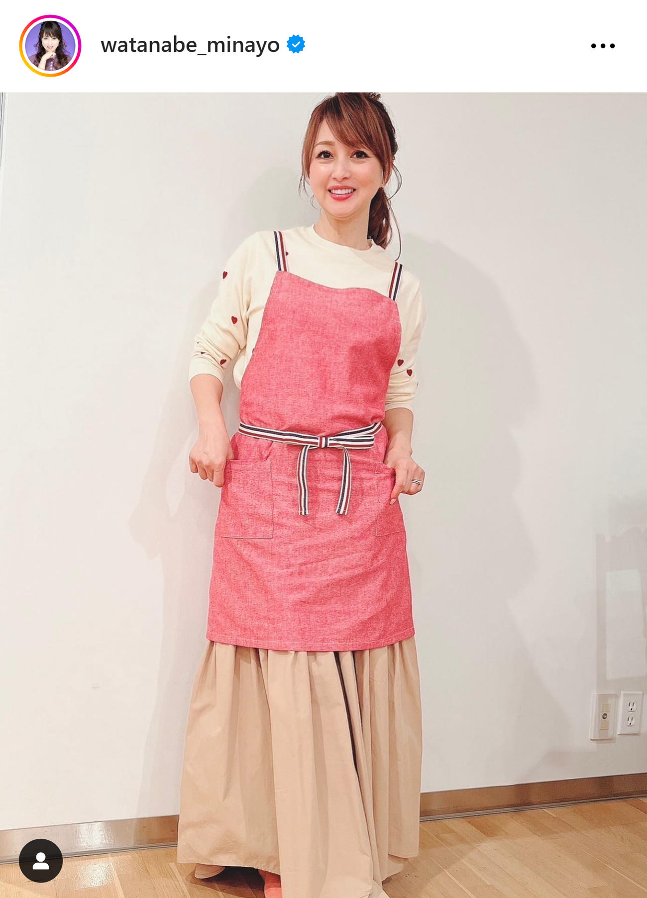 渡辺美奈代のインスタグラムから