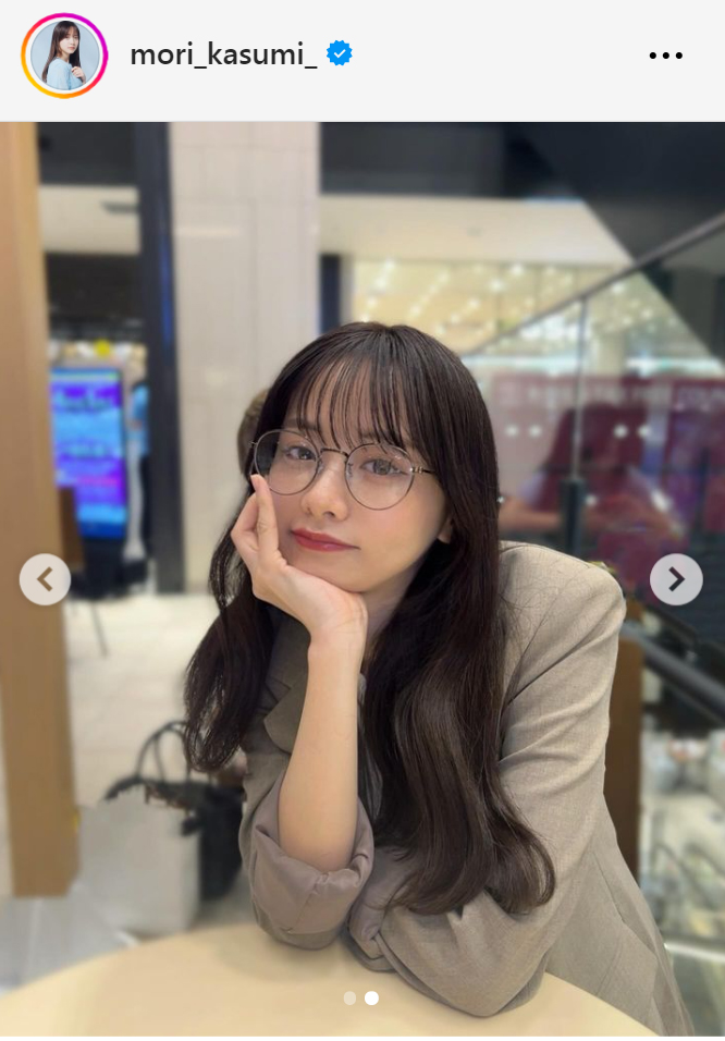 森香澄のインスタグラムから
