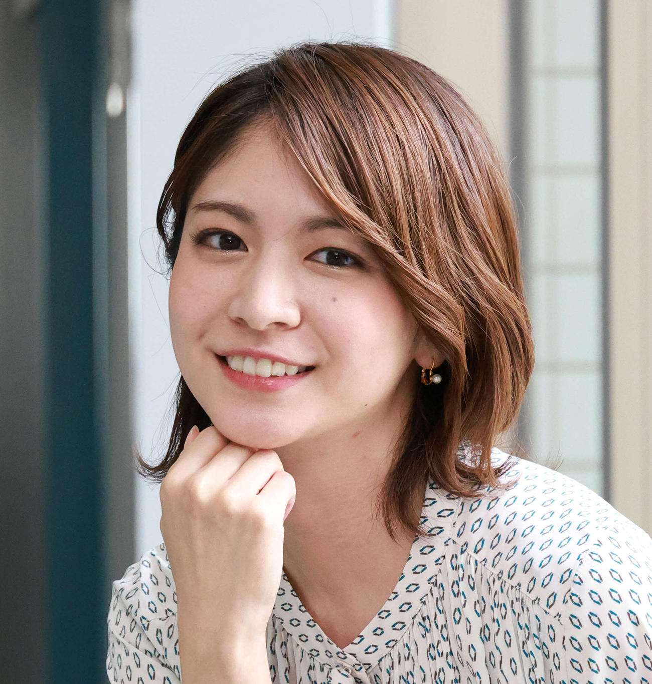 千葉真由佳アナウンサー（2022年10月撮影）