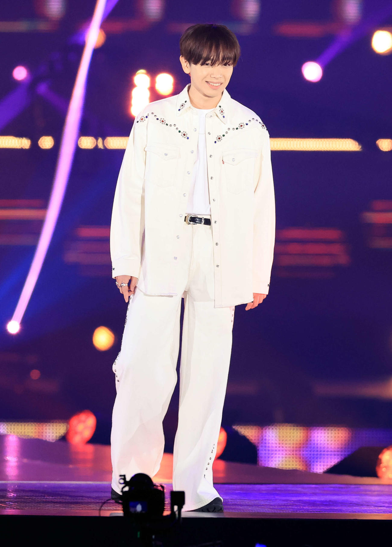 「Rakuten GirlsAward 2023 A／W」に登場した宮世琉弥（撮影・浅見桂子）