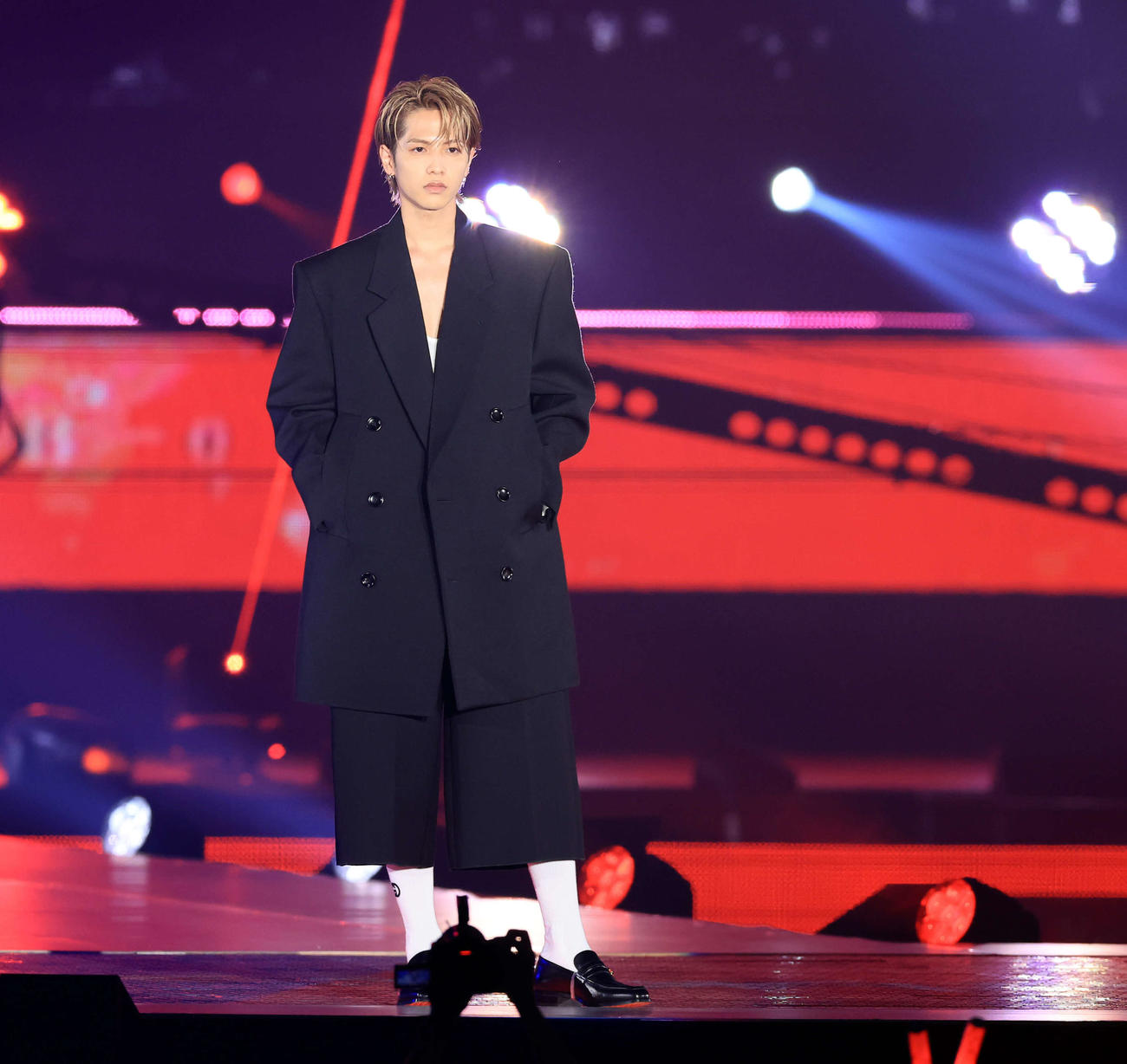 「Rakuten GirlsAward 2023 A／W」に登場した志尊淳（撮影・浅見桂子）