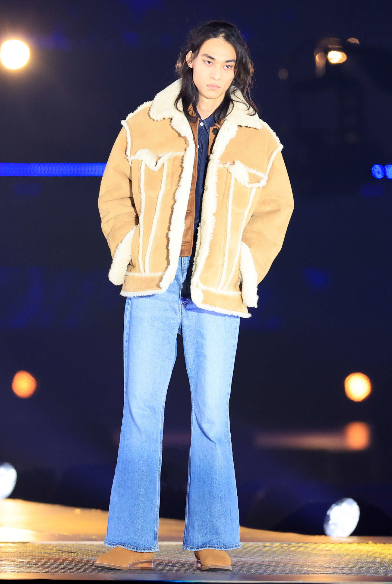 「Rakuten GirlsAward 2023 A／W」に登場した安西一真（撮影・浅見桂子）