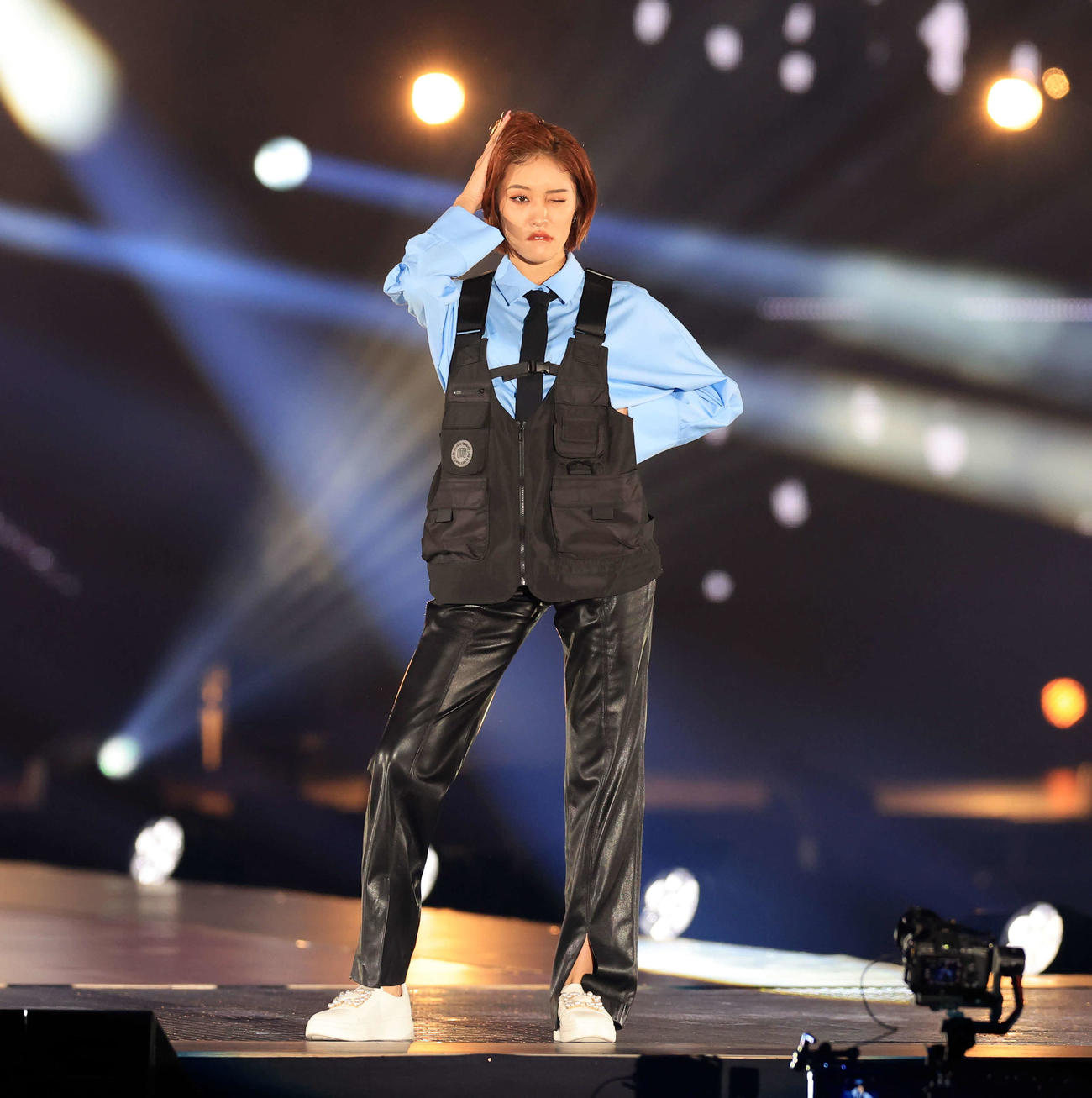 「Rakuten GirlsAward 2023 A／W」に登場した王林（撮影・浅見桂子）