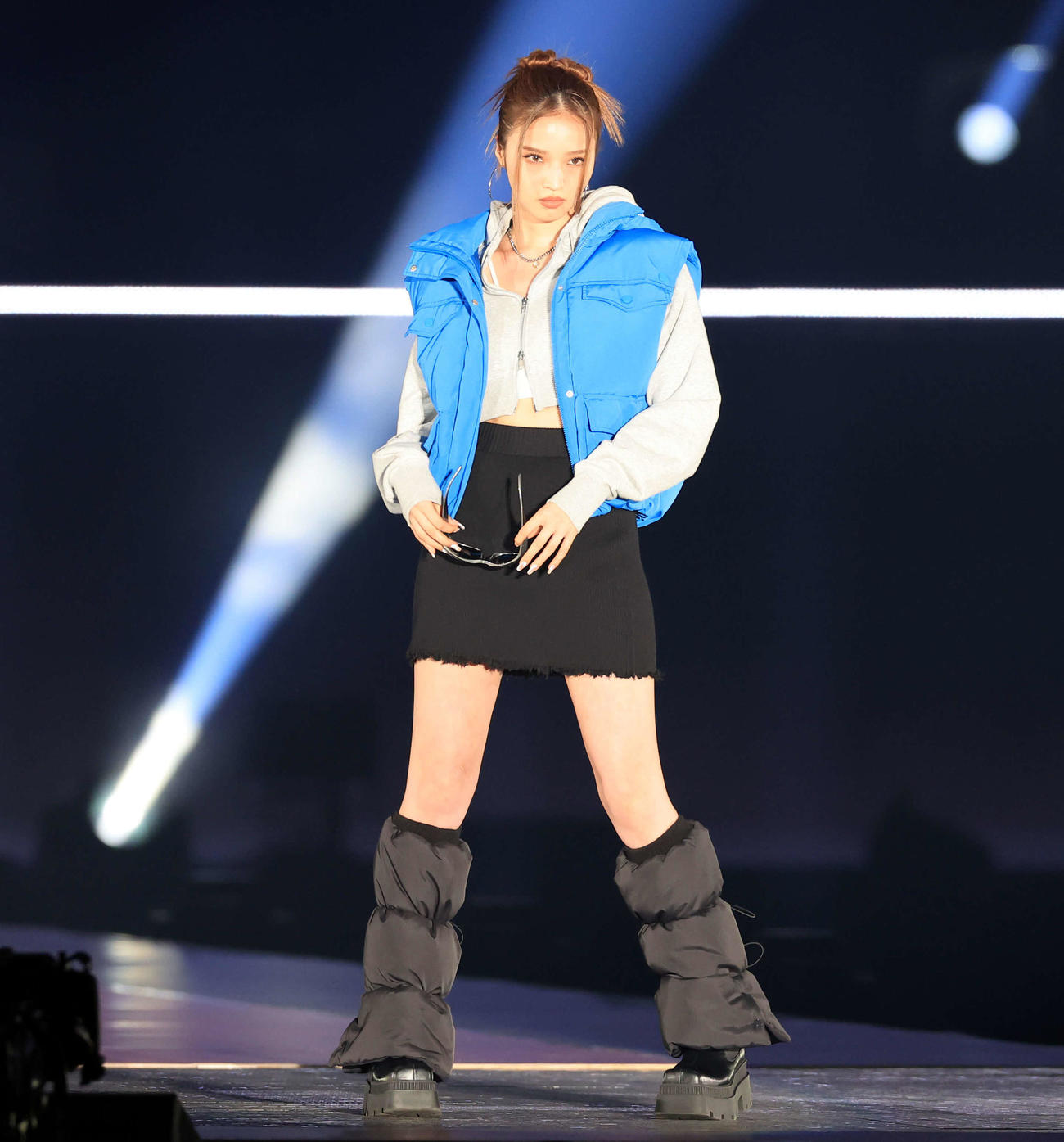 「Rakuten GirlsAward 2023 A／W」に登場したせいら（撮影・浅見桂子）