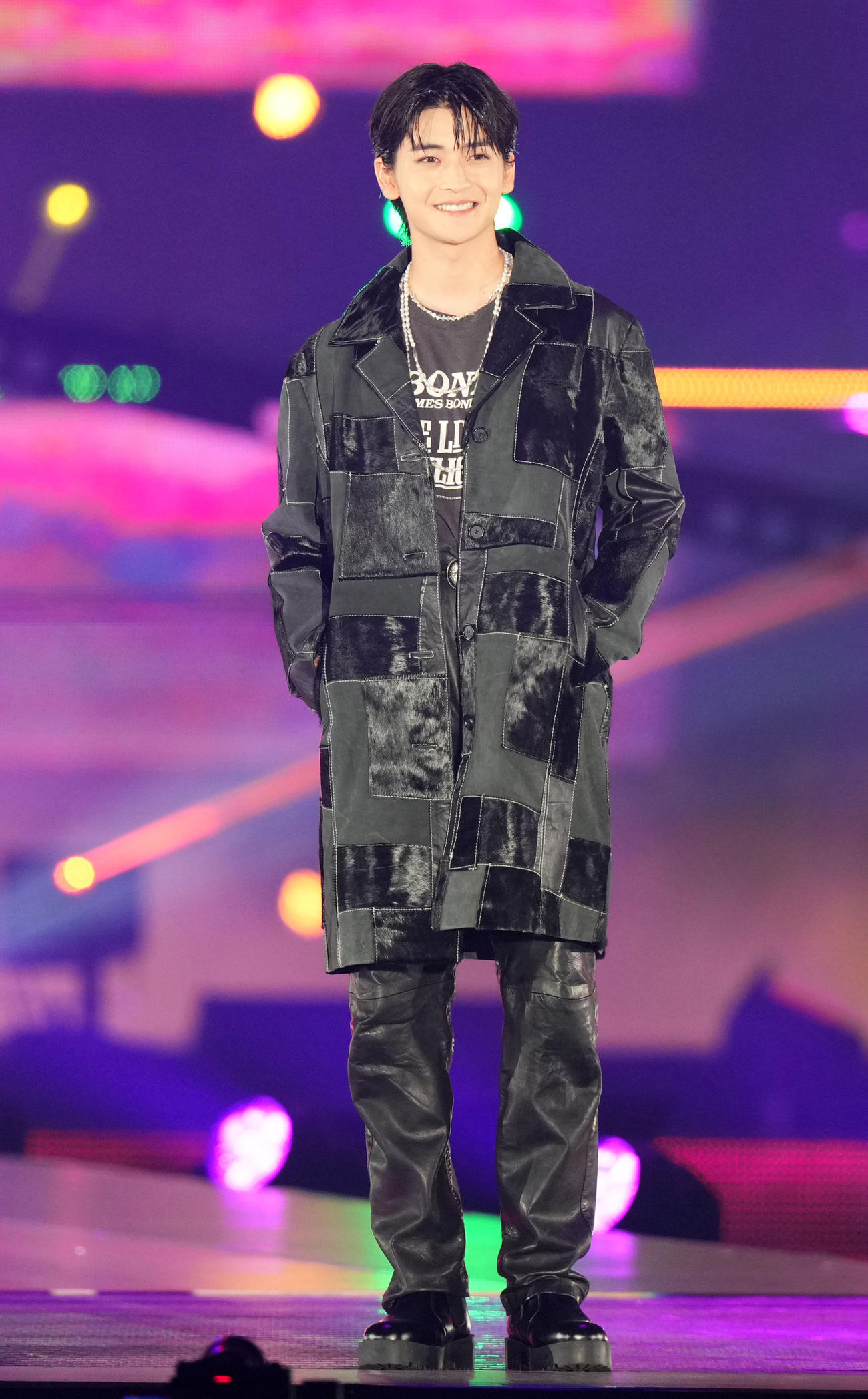 「Rakuten GirlsAward 2023 A／W」に登場した高橋文哉（撮影・横山健太）