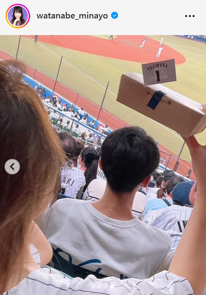 渡辺美奈代のインスタグラムから