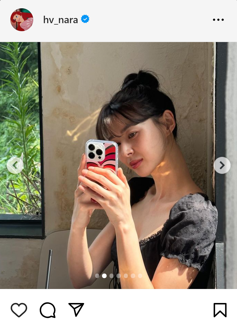 クォン・ナラのインスタグラムから