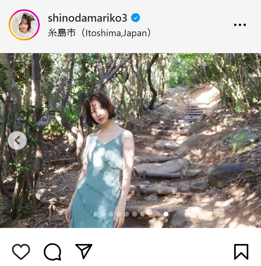 篠田麻里子のインスタグラムから
