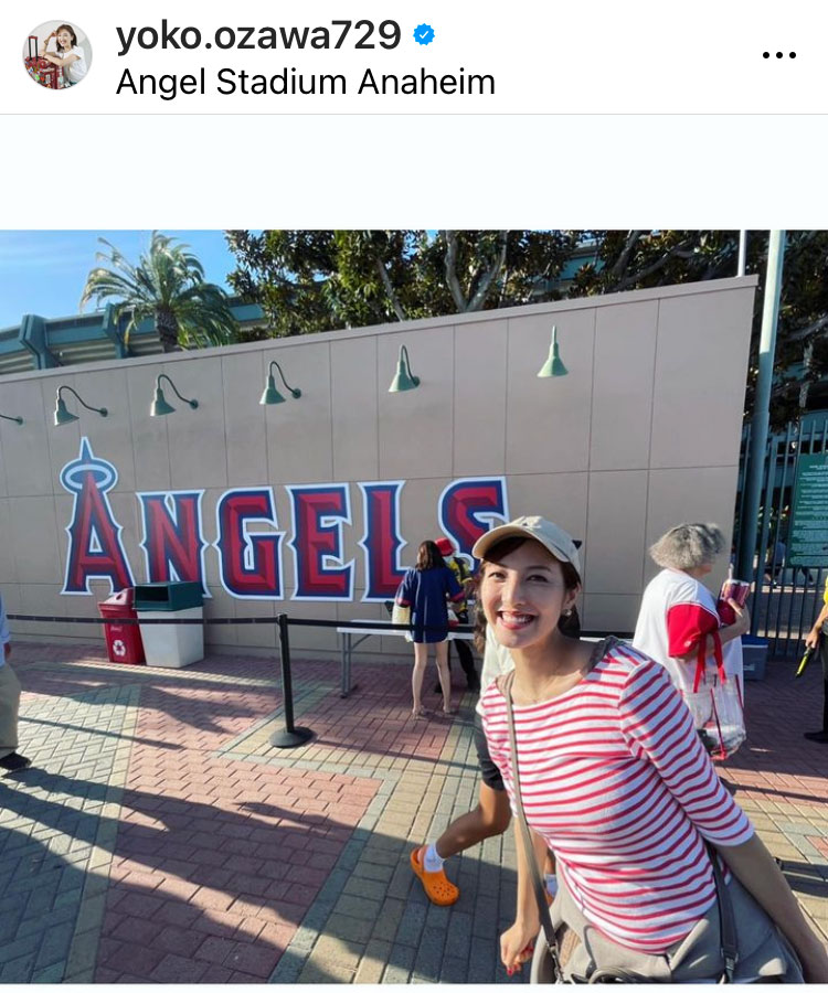 小澤陽子アナのインスタグラムから