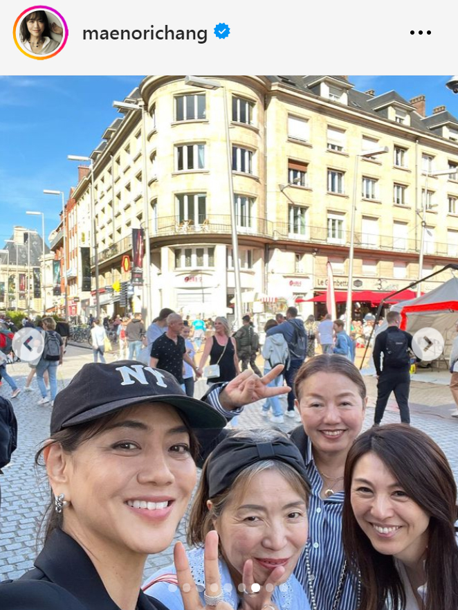 前田典子のインスタグラムから