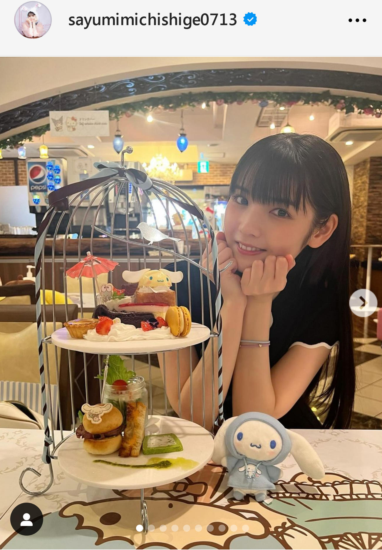 道重さゆみのインスタグラムから