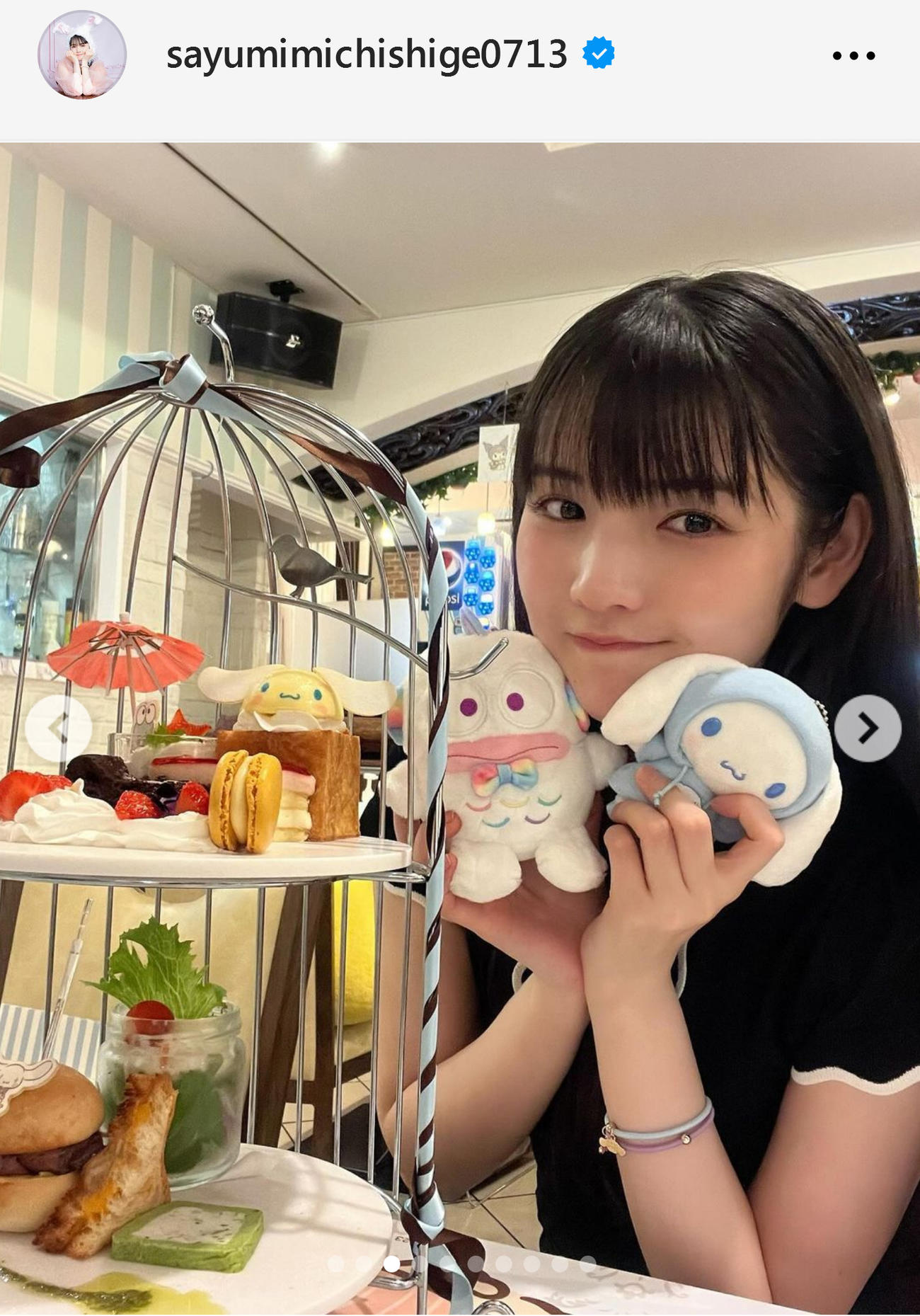 道重さゆみのインスタグラムから