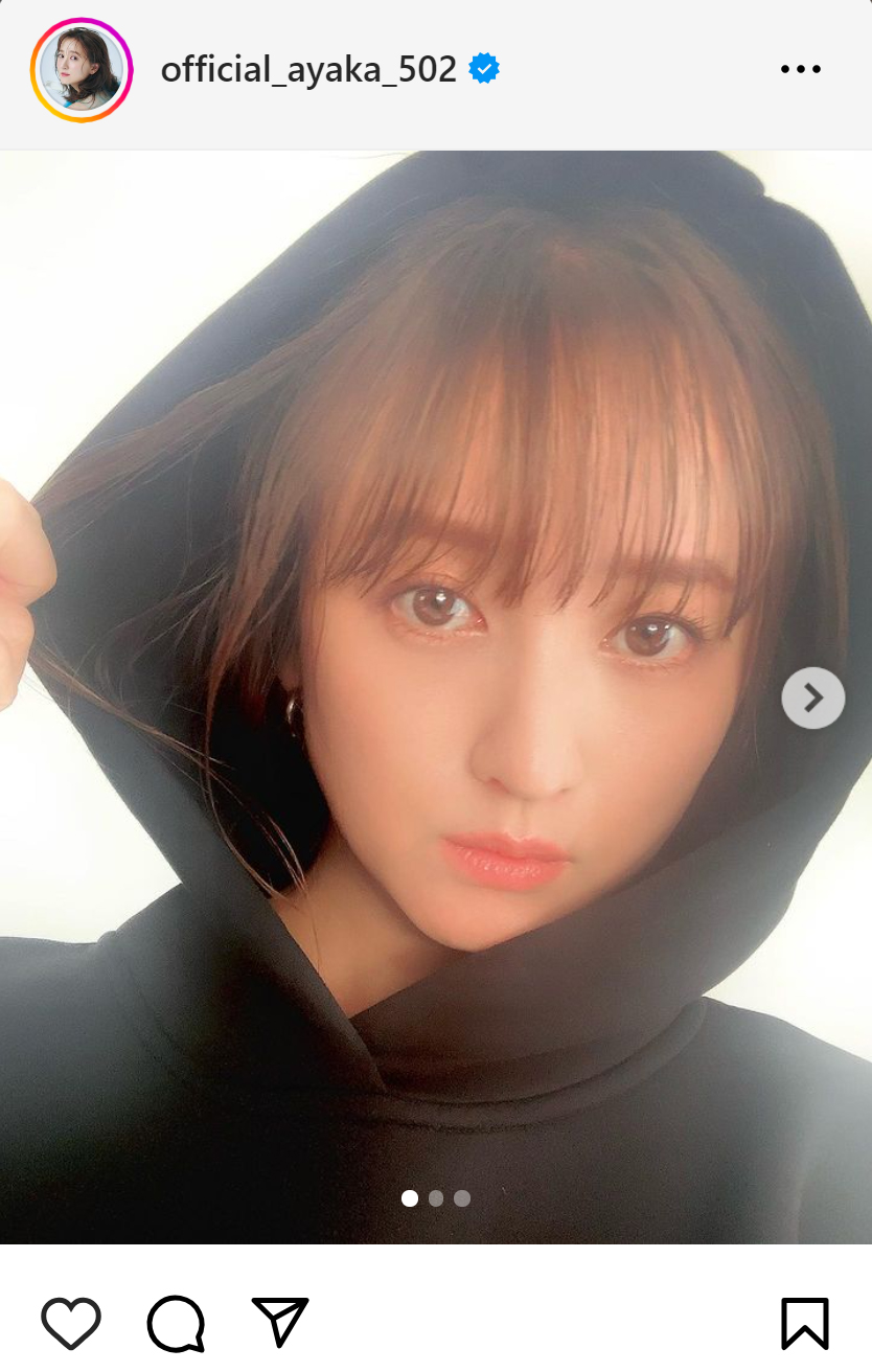 小松彩夏のインスタグラムから