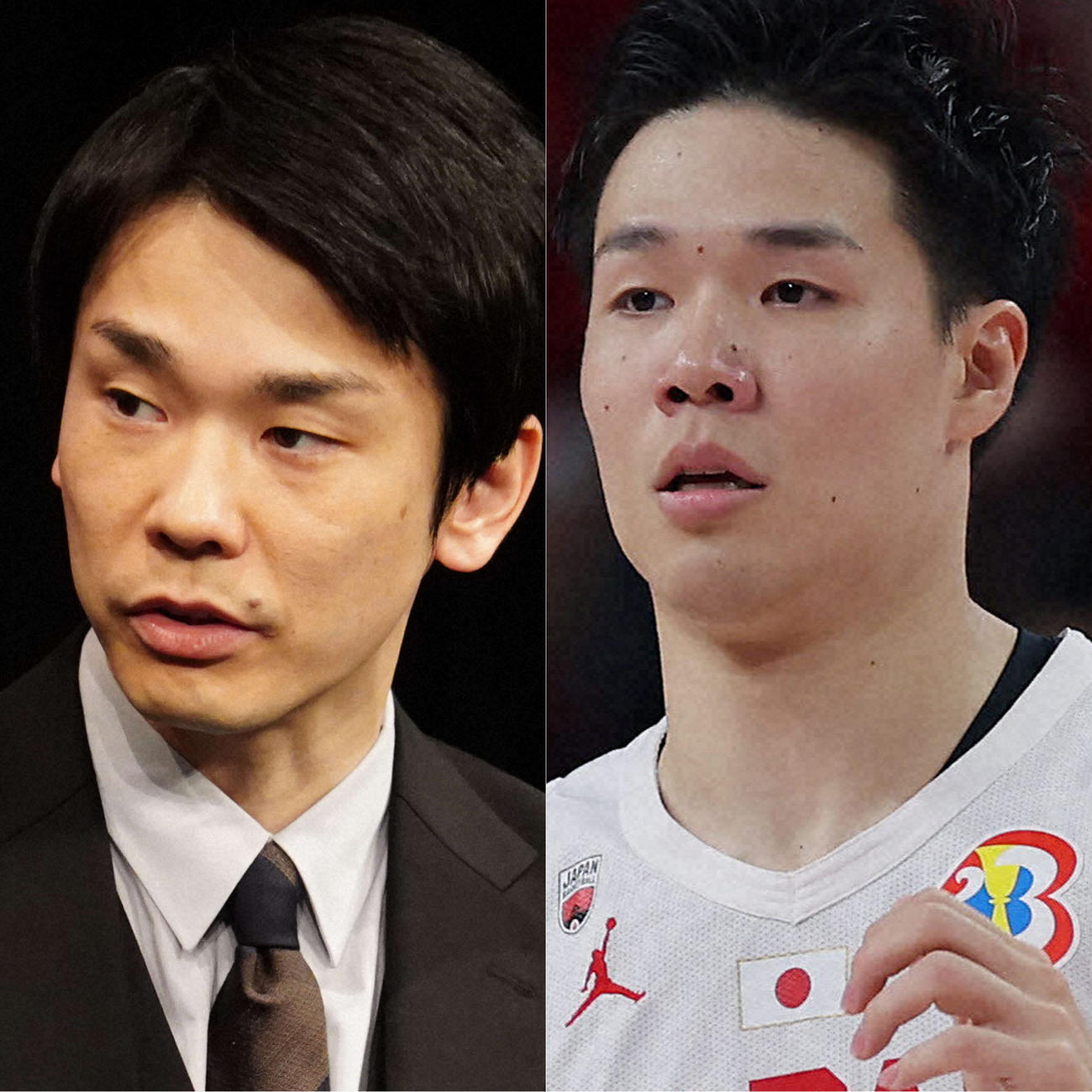 左から、濱家隆一、馬場雄大