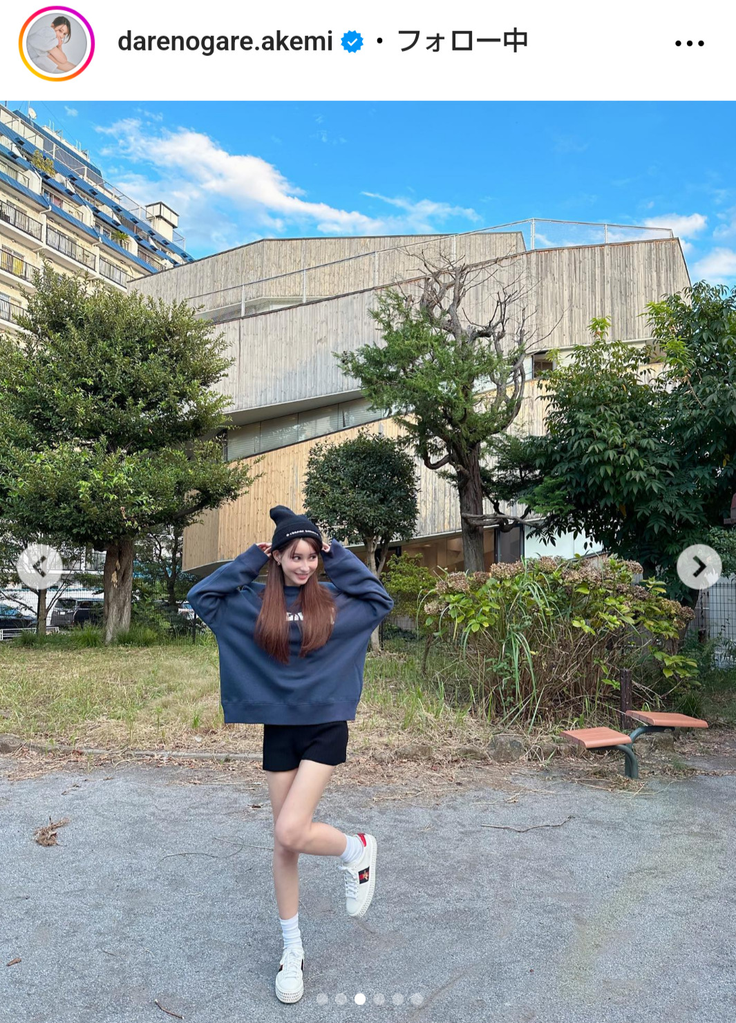 ダレノガレ明美のインスタグラムから