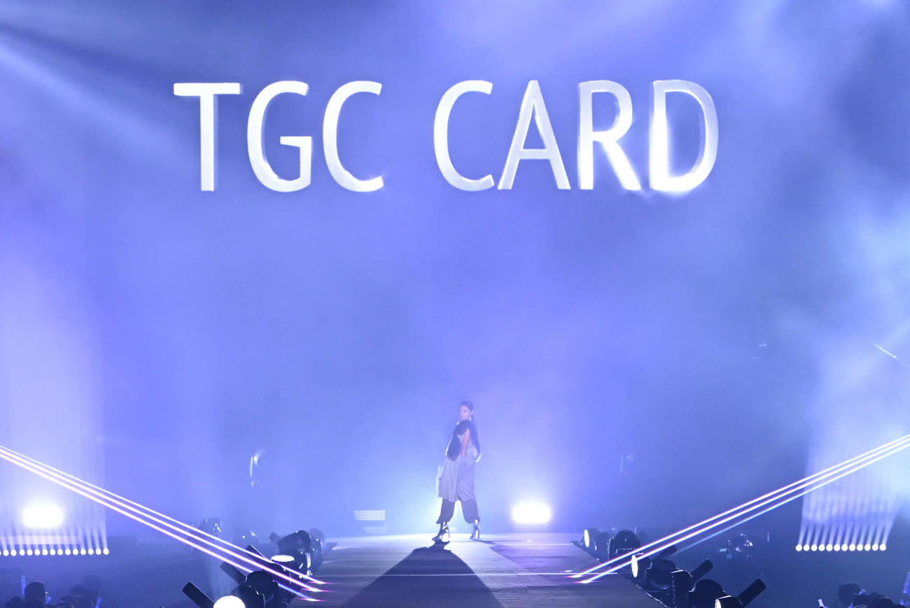 ファッションイベント「CREATEs presents TGC　北九州　2023」に出演したみちょぱこと池田美優（C）CREATEs　presents　TGC　北九州　2023
