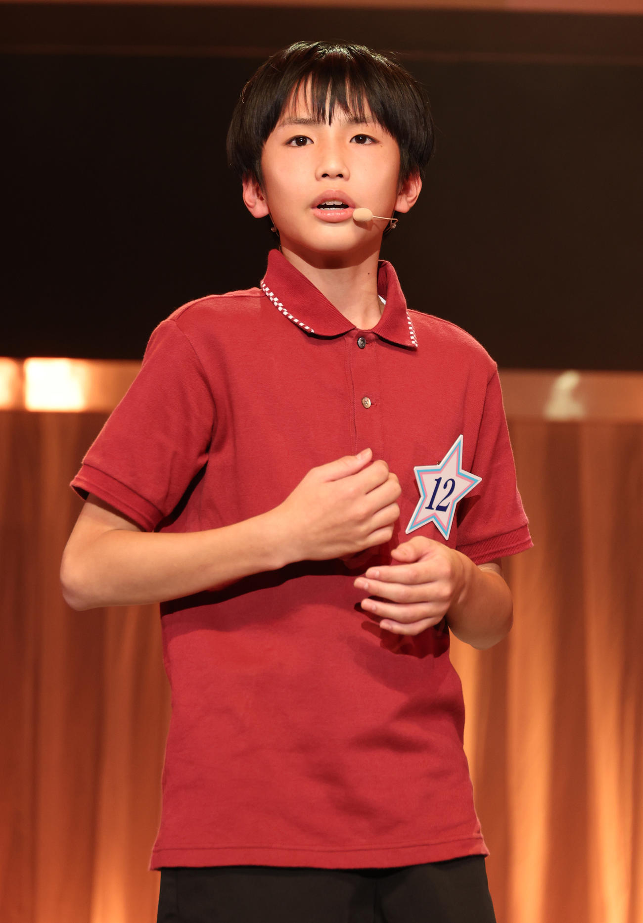 第3回スター☆オーディションでパフォーマンスを披露する鈴木瑛斗さん（撮影・中島郁夫）