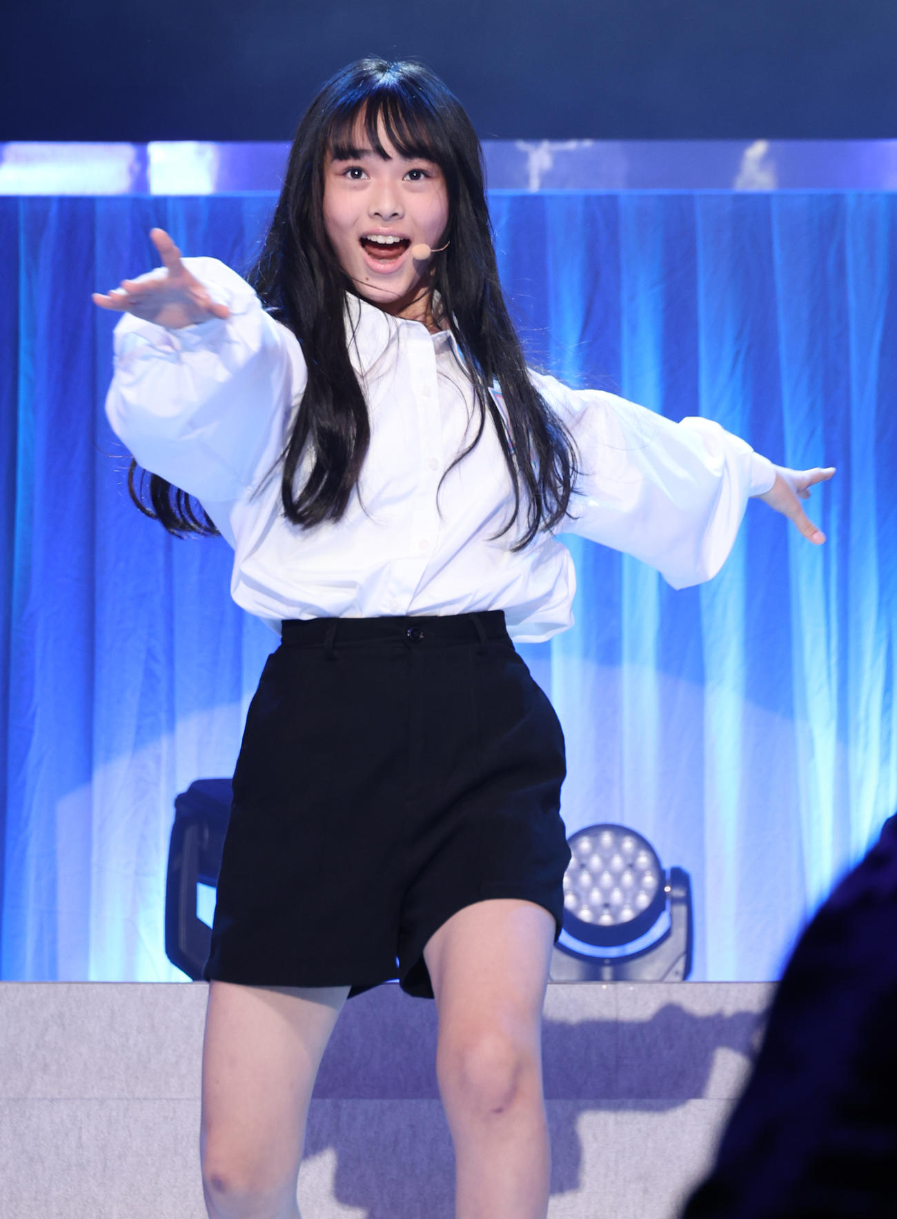 第3回スター☆オーディションでパフォーマンスを披露する鈴江珠莉さん（撮影・中島郁夫）